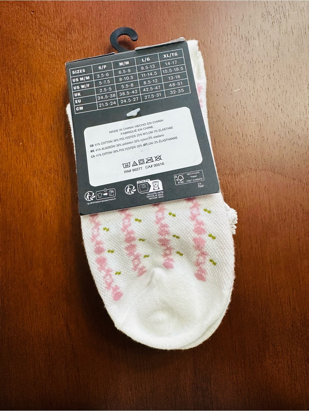 Vans Sereno Lace Off-White Crew Socks M/M - Picture 4 of 5